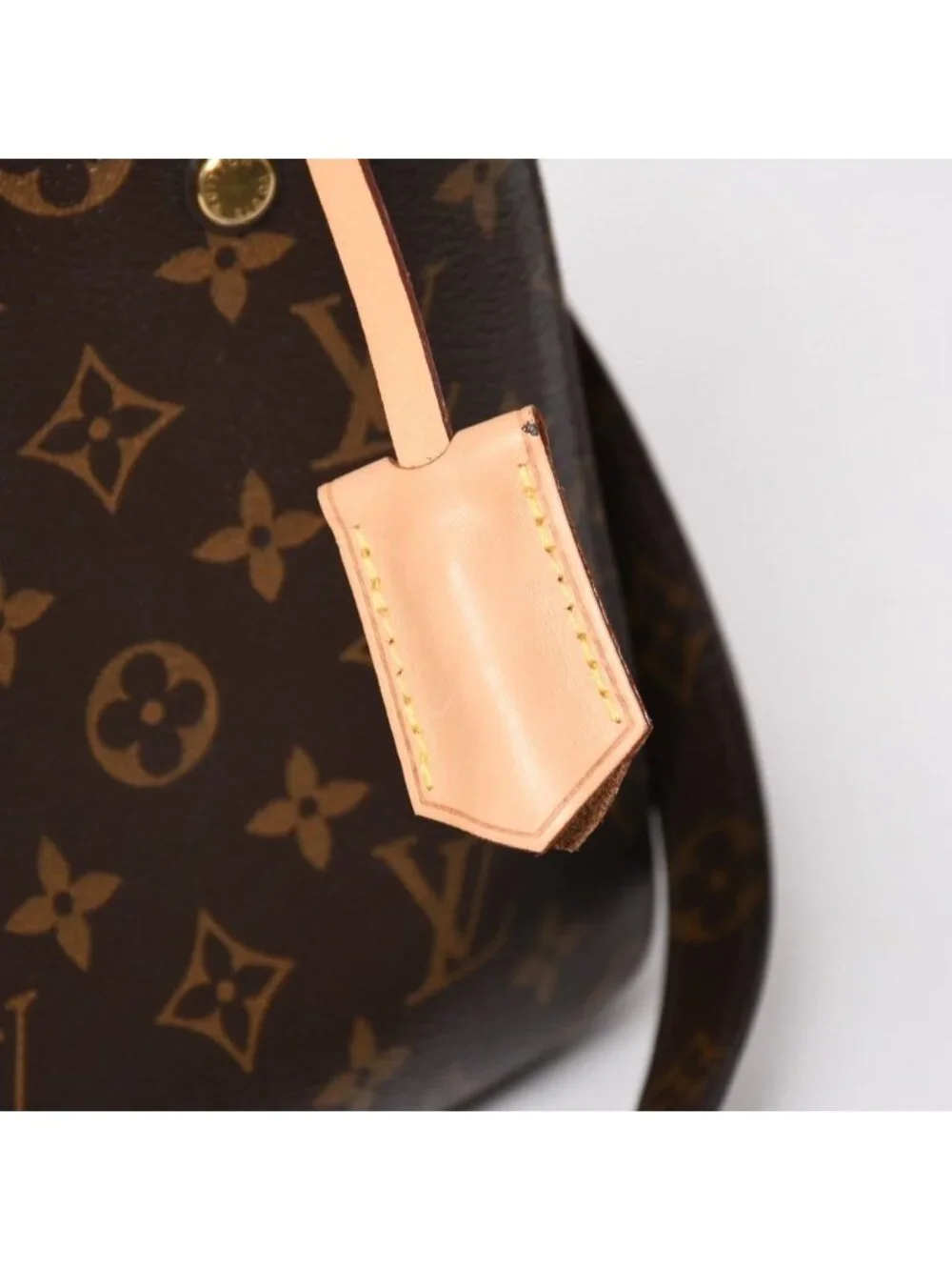 Louis Vuitton Montaigne BB Monogram Handbag Brown